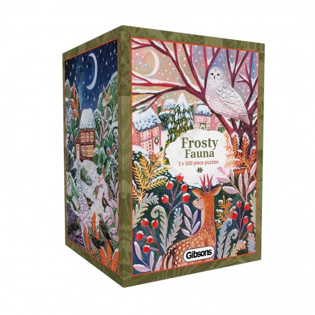 Frosty Fauna, 3x500 stukjes, Gibsons