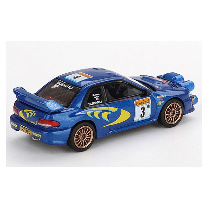 Subaru Impreza WRC98 Nr 3 1998 Rally Monte-Carlo 3rd Place , Mini GT (blister verpakking) (975)