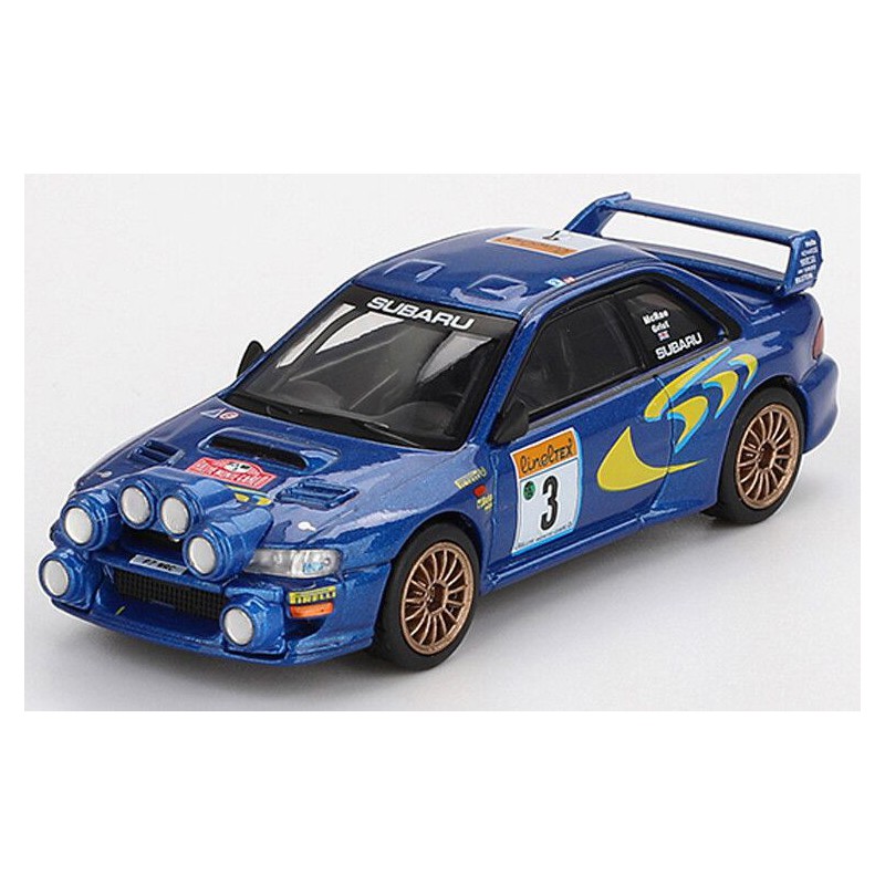 Subaru Impreza WRC98 Nr 3 1998 Rally Monte-Carlo 3rd Place , Mini GT (blister verpakking) (975)