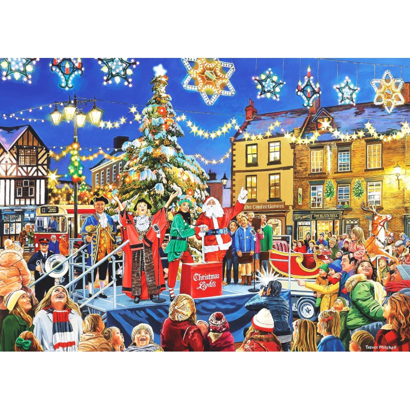 Christmas switch on (1000) Gibsons puzzel