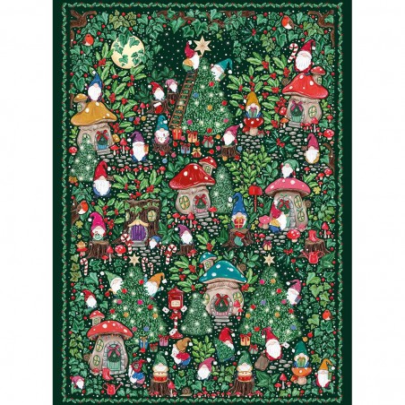 Christmas Village (1000) Gibsons puzzel    Serie: The Art File