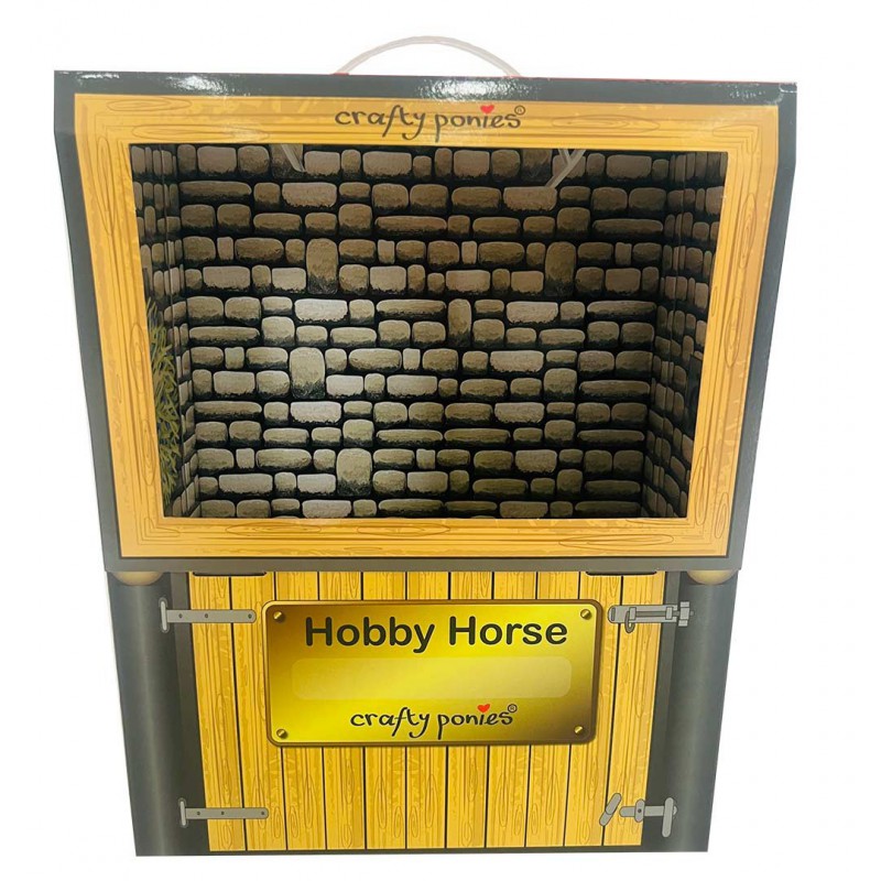 Crafty Ponies - Stokpaard, bruinbont