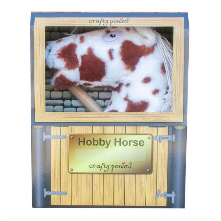 Crafty Ponies - Stokpaard, bruinbont
