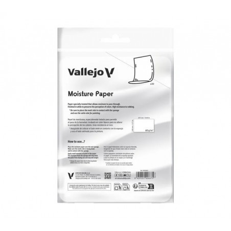 Moisture Paper (voor wet palette), Vallejo Moisture Paper (voor wet palette), Vallejo