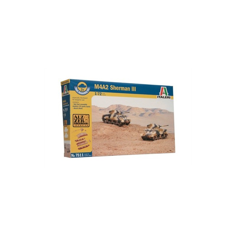 M4A2 Sherman III 1:72, Italeri