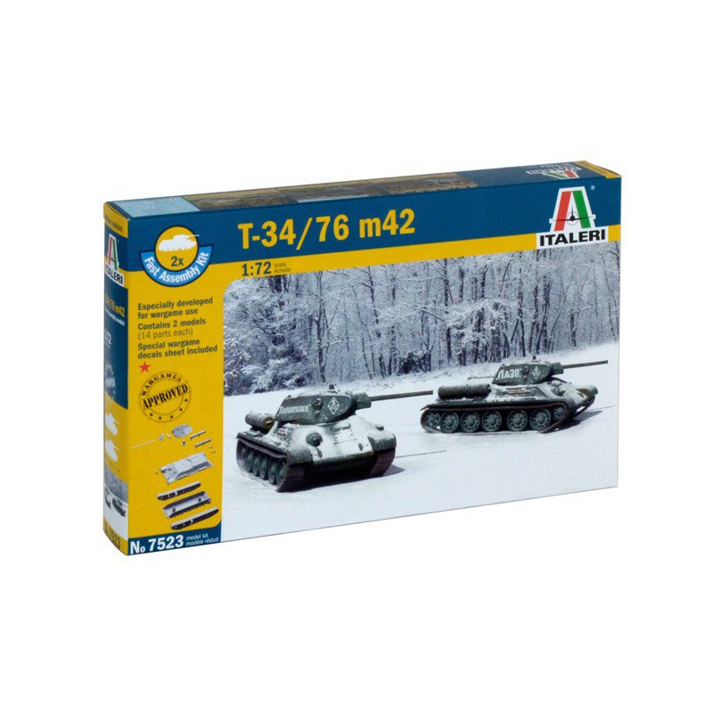 T-34/76 M42 1:72, Italeri