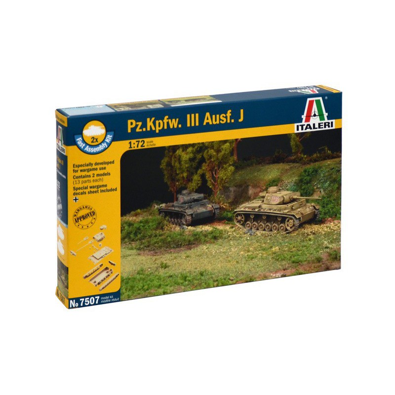 Pz.Kpfw. III Ausf. J 1:72, Italeri