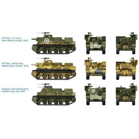 M7 Priest / Kangaroo 1:72, Italeri