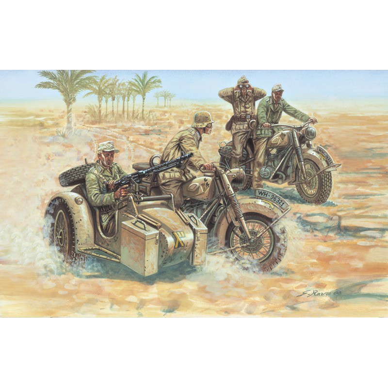 German Motorcycles 1:72, Italeri