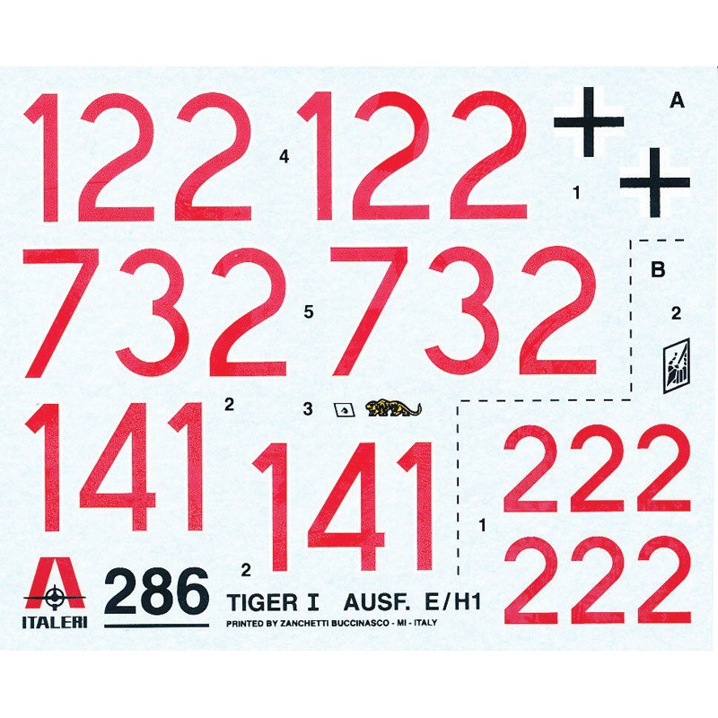 Pz. Kpfw. VI Tiger Ausf. E (Tp) 1:35, Italeri