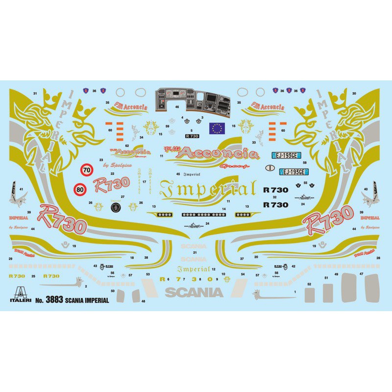 Scania R V8 Topline "Imperial", 1:24, Italeri