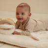 Gebreid vestje overslag, soft beige melee - Little Goose, Little Dutch Gebreid vestje overslag, soft beige melee - Little Goose, Little Dutch