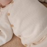 Gebreid vestje overslag, off white - Little Goose, Little Dutch Gebreid vestje overslag, off white - Little Goose, Little Dutch
