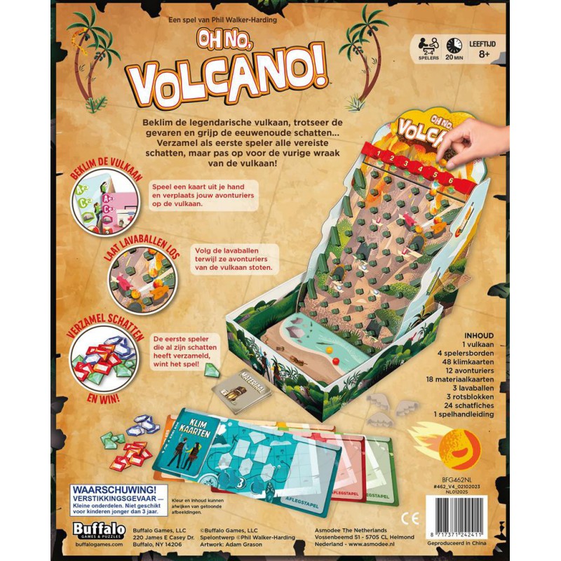 Oh no Volcano! - Bordspel