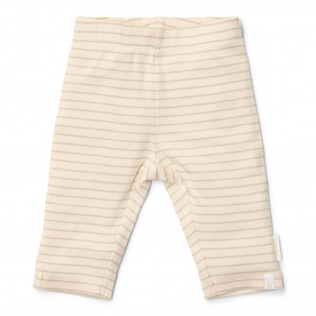 Legging, soft beige stripe -  Little Goose, Little Dutch