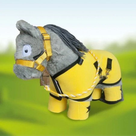 Crafty Ponies - Fleecedeken set, geel Crafty Ponies - Fleecedeken set, geel