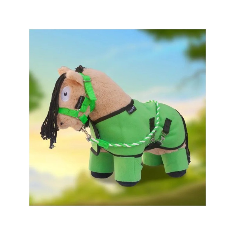 Crafty Ponies - Fleecedeken set, groen