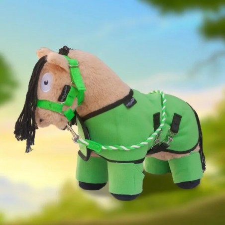Crafty Ponies - Fleecedeken set, groen Crafty Ponies - Fleecedeken set, groen