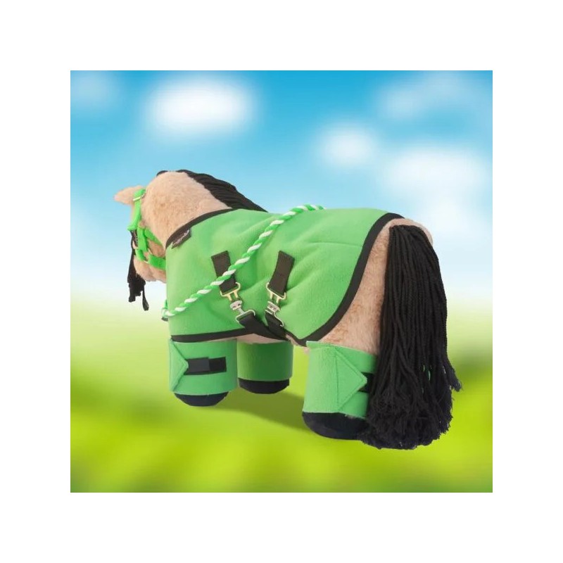 Crafty Ponies - Fleecedeken set, groen