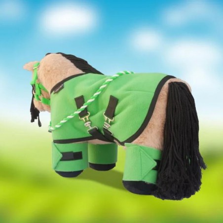 Crafty Ponies - Fleecedeken set, groen Crafty Ponies - Fleecedeken set, groen
