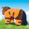 Crafty Ponies - Fleecedeken set, oranje Crafty Ponies - Fleecedeken set, oranje