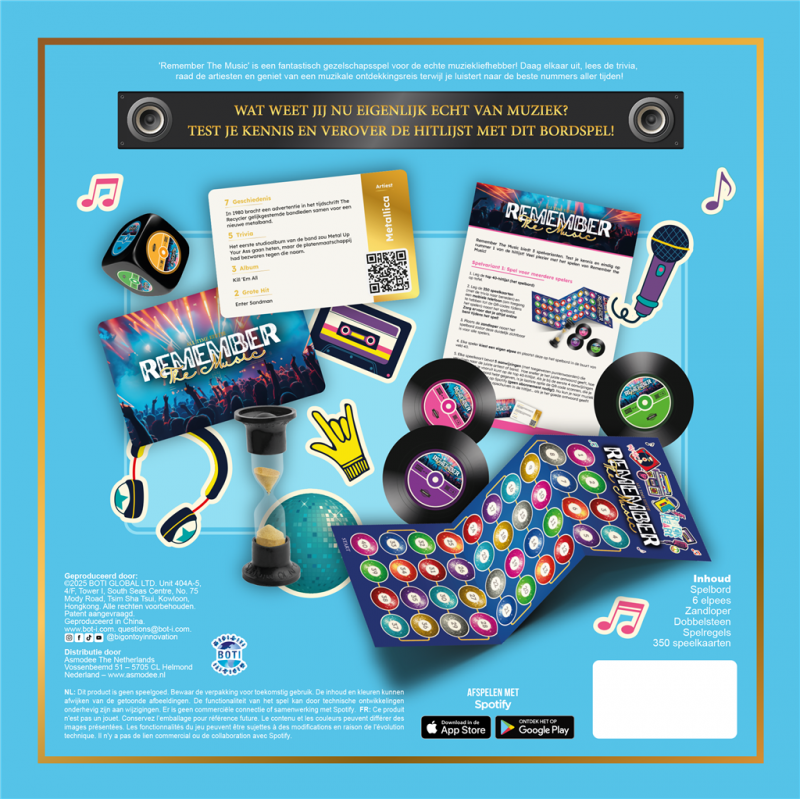 Remember the music -All Time Editie  Partyspel nederlandstalig