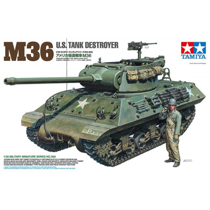 M36 US Tank Destroyer 1:35, Tamiya