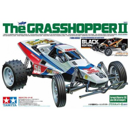 The Grasshopper II (black edition), Tamiya, 1:10 Modelbouw RC