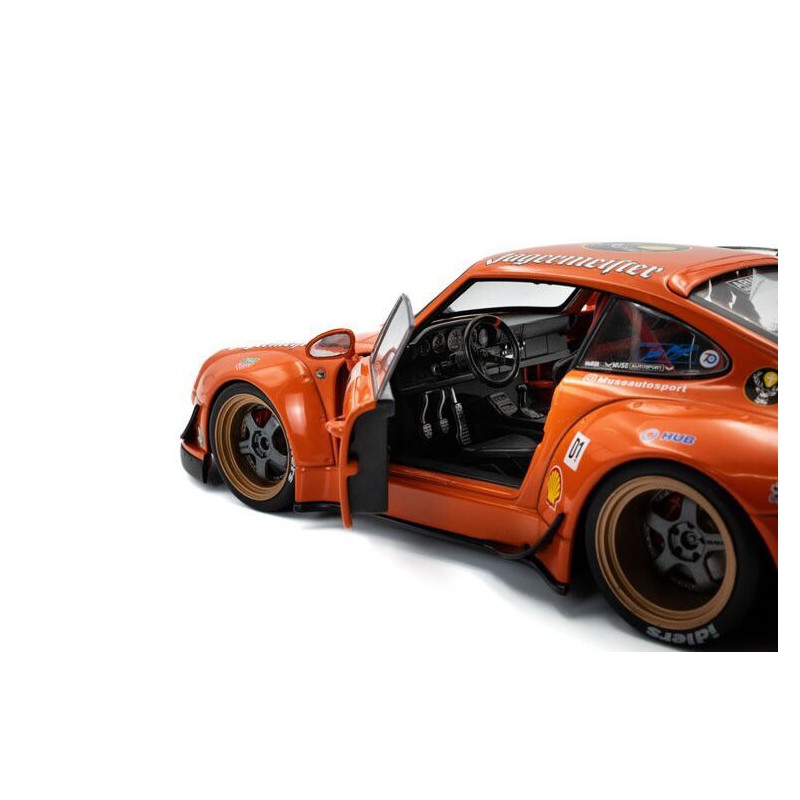 Porsche 911 (993) RWB bodykit Jagermeister nr7, 1:18, Solido