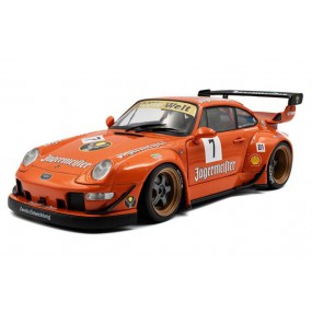 Porsche 911 (993) RWB bodykit Jagermeister nr7, 1:18, Solido