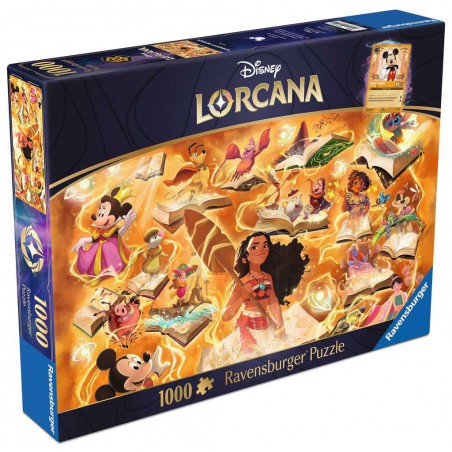 Disney Lorcana Glimmers of the Realm: Amber, 1000 stukjes Ravensburger Disney Lorcana Glimmers of the Realm: Amber, 1000 stukjes Ravensburger