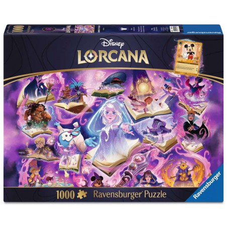 Disney Lorcana Glimmers of the Realm: Amethyst, 1000 stukjes Ravensburger Disney Lorcana Glimmers of the Realm: Amethyst, 1000 stukjes Ravensburger