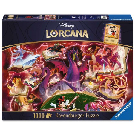 Disney Lorcana Glimmers of the Realm: Ruby, 1000 stukjes Ravensburger Disney Lorcana Glimmers of the Realm: Ruby, 1000 stukjes Ravensburger