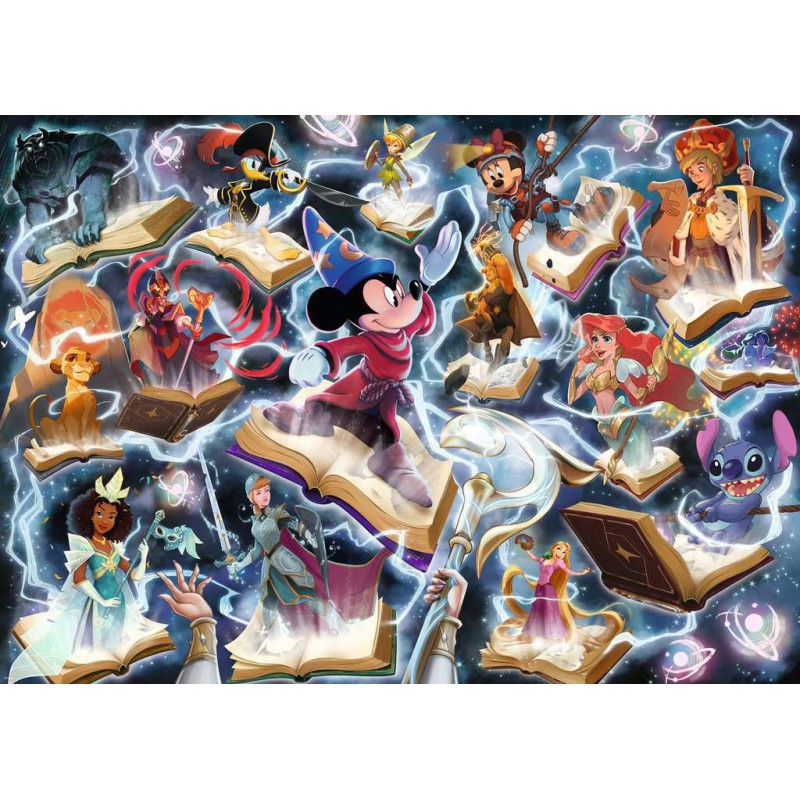 1000stukjes puzzel Ravensburger Disney Lorcana Glimmers of the Realm: Steel