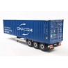 Container trailer + container CMA / CGM, 1:24, Solido