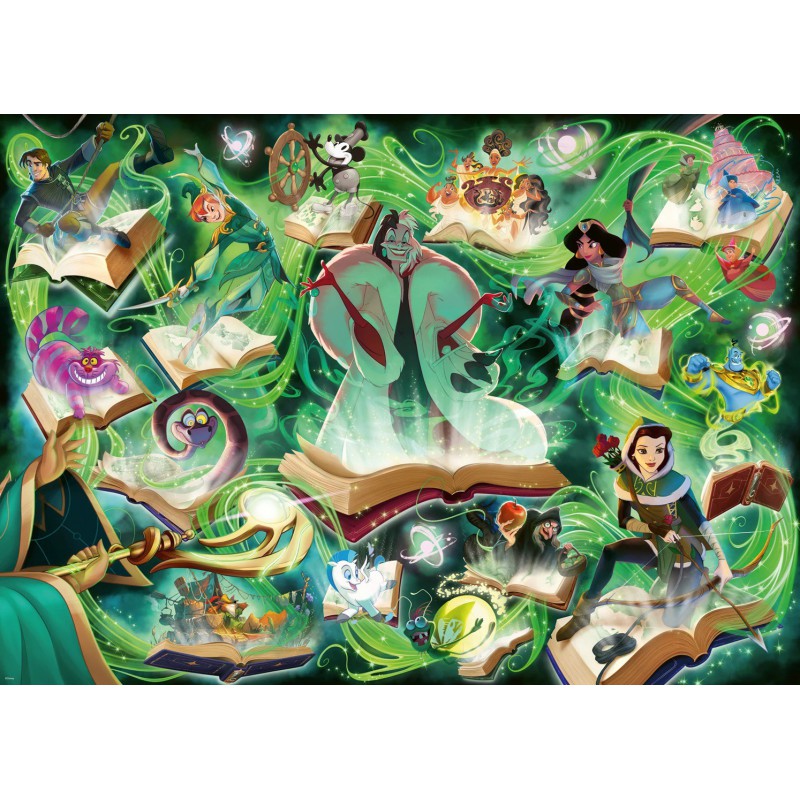1000stukjes puzzel Ravensburger Disney Lorcana Glimmers of the Realm: Emerald