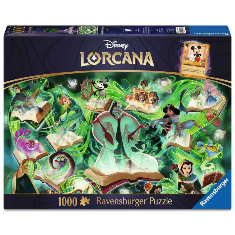 Disney Lorcana Glimmers of the Realm: Emerald, 1000 stukjes Ravensburger