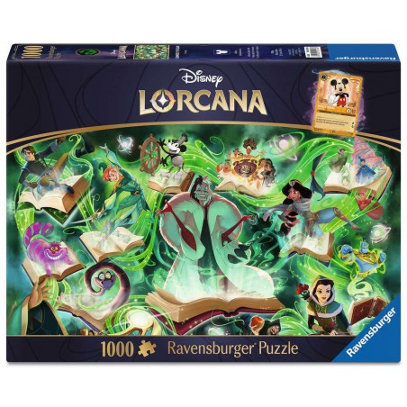 Disney Lorcana Glimmers of the Realm: Emerald, 1000 stukjes Ravensburger Disney Lorcana Glimmers of the Realm: Emerald, 1000 stukjes Ravensburger