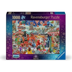 Kerst No. 29 Santa's steam train grotto, 1000 stukjes Ravensburger