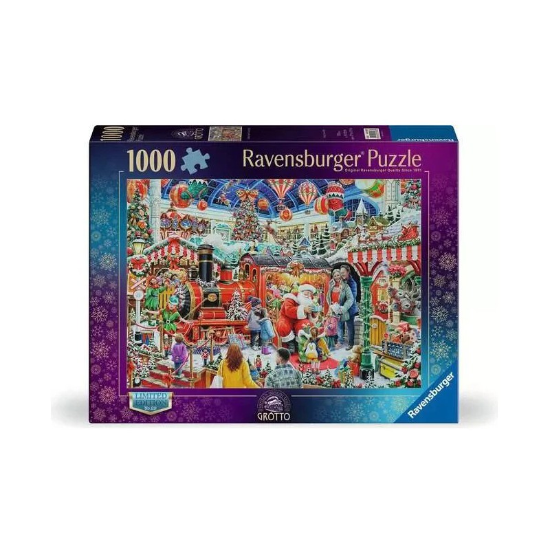 Kerst No. 29 Santa's steam train grotto, 1000 stukjes Ravensburger