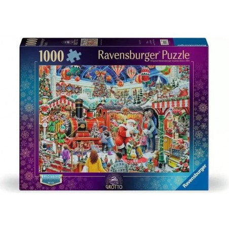Kerst No. 29 Santa's steam train grotto, 1000 stukjes Ravensburger