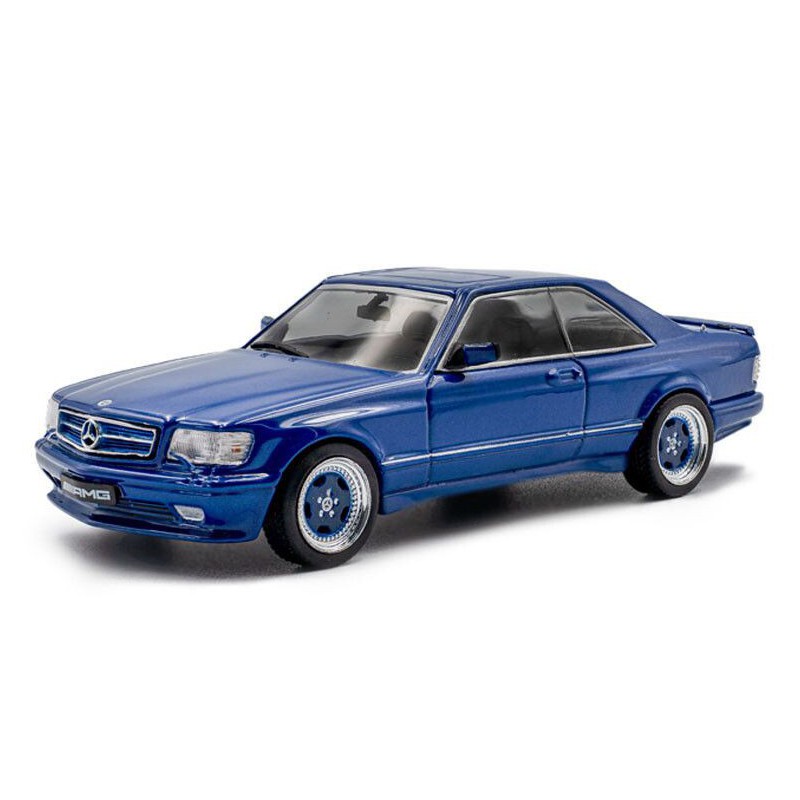 Mercedes Benz 560 SEC AMG Widebody '90 (Blauw) - 1:43 - Solido