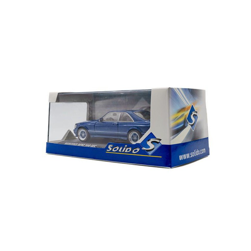 Mercedes Benz 560 SEC AMG Widebody '90 (Blauw) - 1:43 - Solido