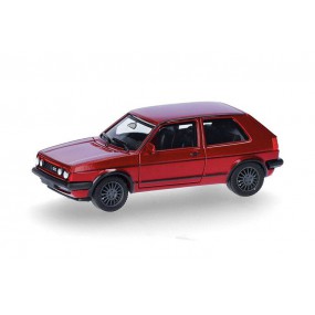 VW Golf II GTI Tornado (rood metallic) 1:87, Herpa