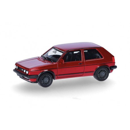 VW Golf II GTI Tornado (rood metallic) 1:87, Herpa