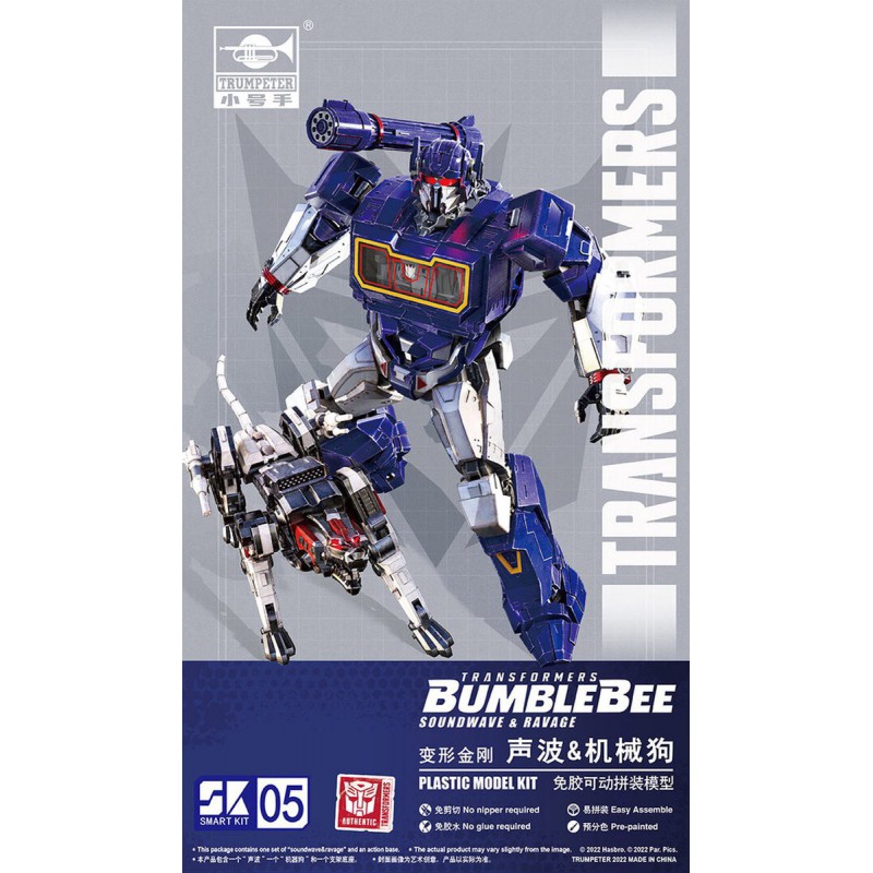 TRF Soundwave & Ravage, Bumblebee 05, Trumpeter