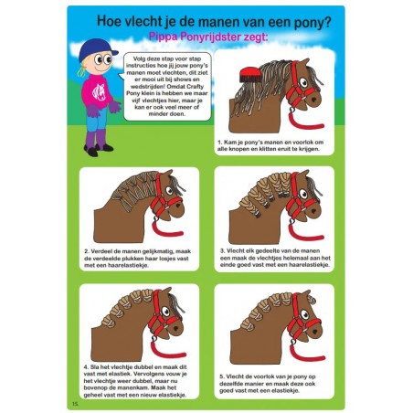 Crafty Ponies - Veulen knuffel, roan grijs