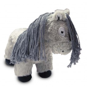 Crafty Ponies - Paard knuffel, roan grijs