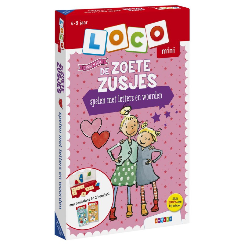 Mini Loco - Zoete zusjes spelen met letters en woorden, Zwijsen