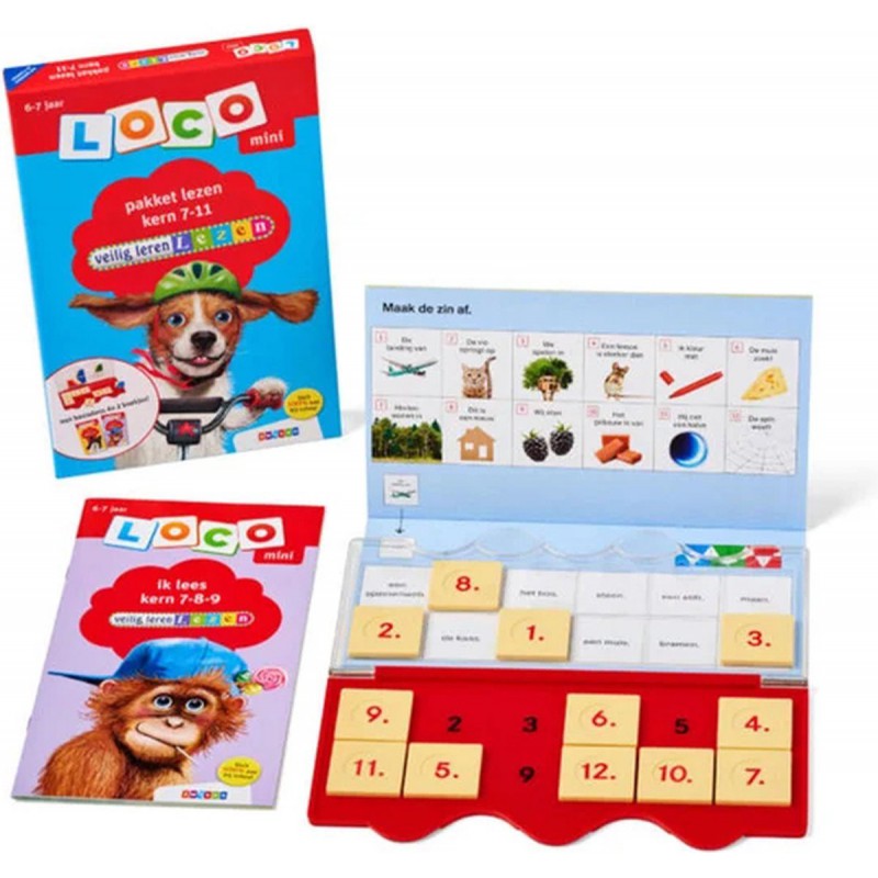 Mini Loco - Pakket lezen kern 7-11 Zwijsen spelenderwijs leren
